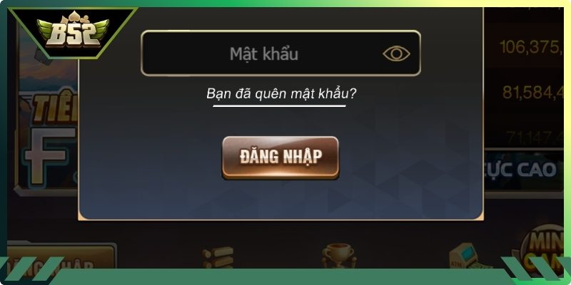 Đăng nhập tài khoản nạp tiền B52