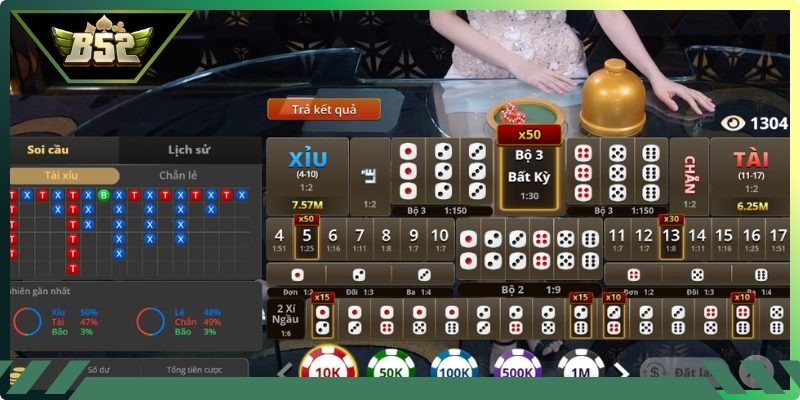 SicBo Big Win B52 – Hướng Dẫn Chơi & Kinh Nghiệm Thắng Lớn 2 Các cửa trong SicBo Big Win